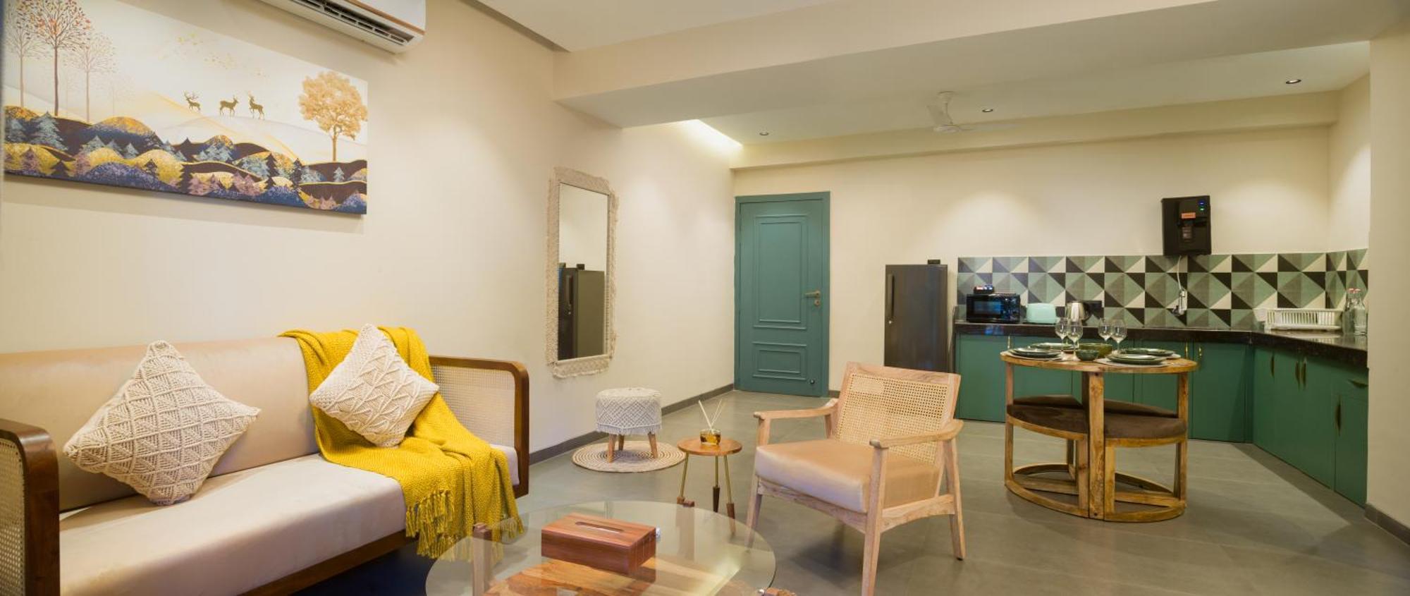 Luxury 1 BHK Apartment With Private Garden