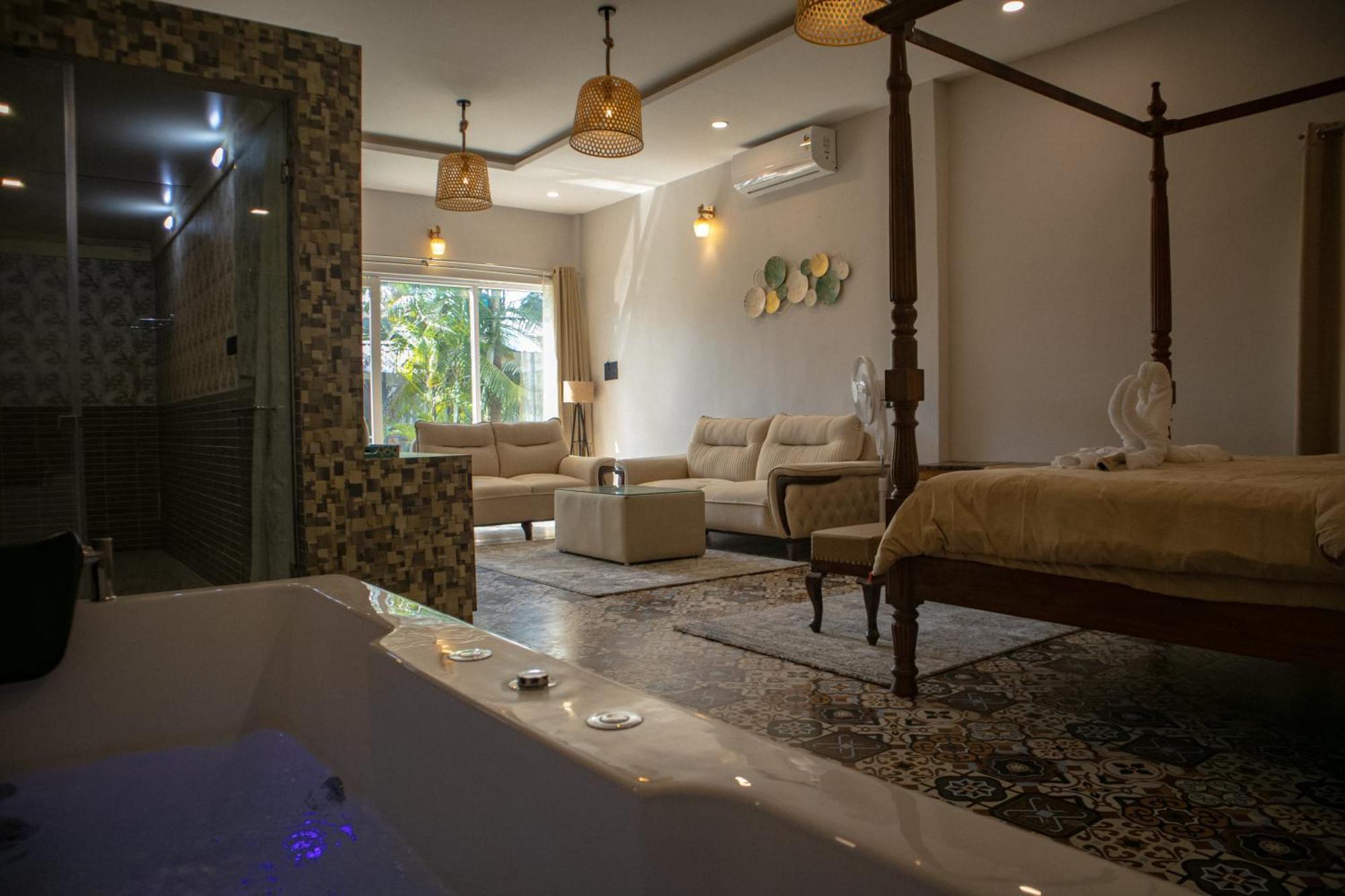 Suite Lit King-Size avec Baignoire Spa