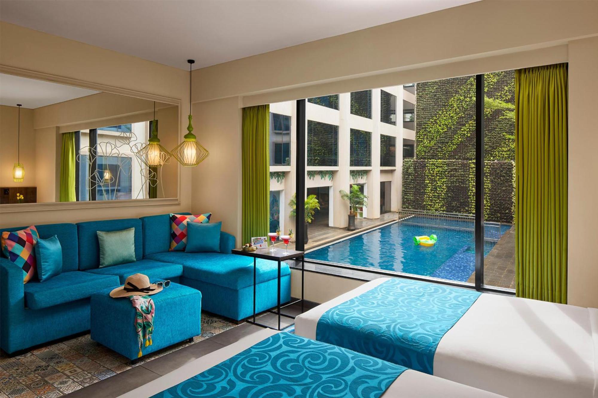 Twin Room with Pool View (15% discount on F&B and Spa)