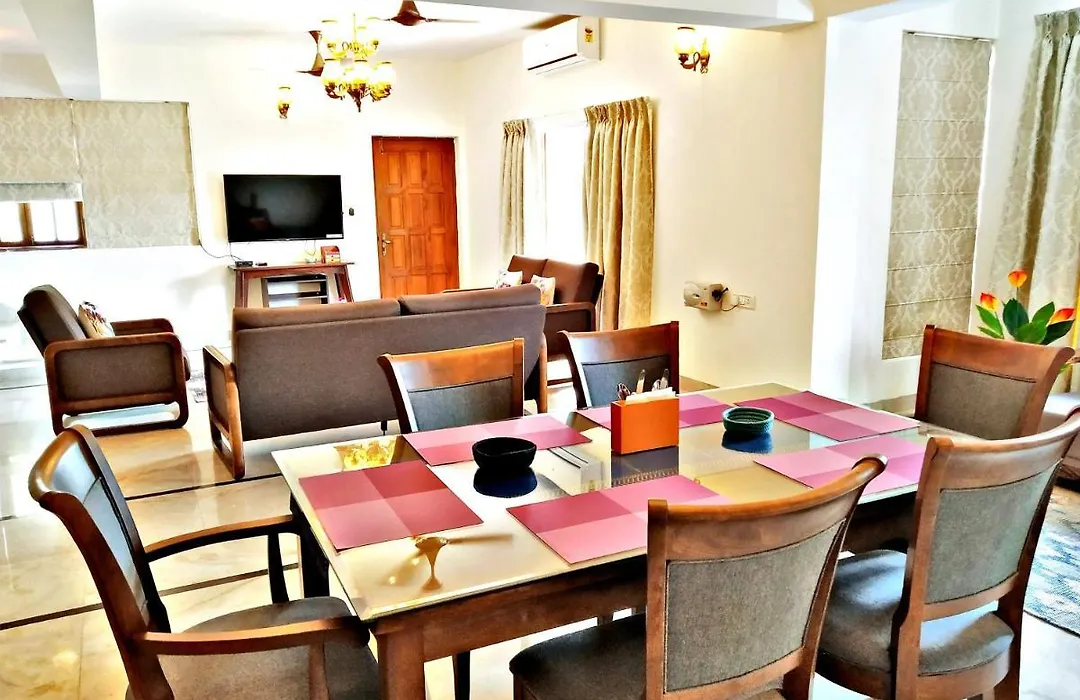 Villa De Plumeria 4Bhk Pvt Pool Wifi 1Km Candolim Beach-1