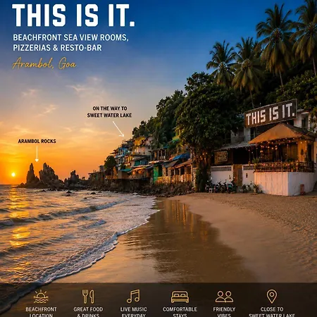 This Is It Stays - Beach View Rooms & Huts-2