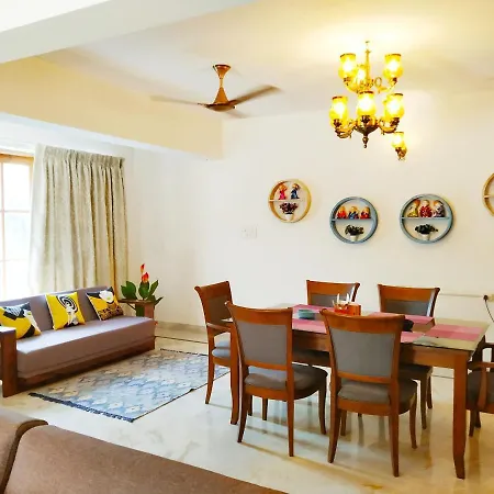 Villa De Plumeria 4Bhk Pvt Pool Wifi 1Km Candolim Beach-3