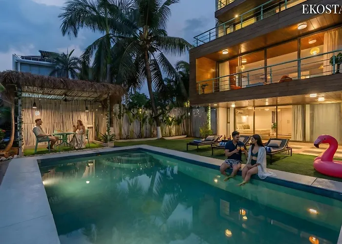Private Ekostay Gold- Salt Water Villa I Sea View I 200 Meters From Beach Candolim