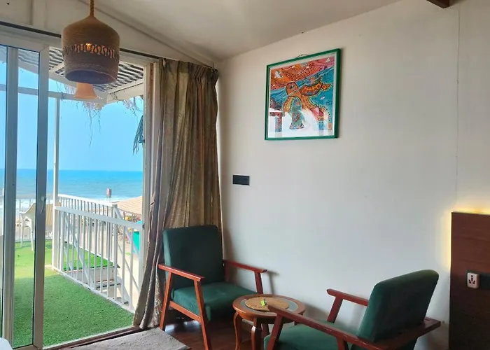 Aqua Beach Rooms, Only Accommodation On Ashwem Beach Mandrem