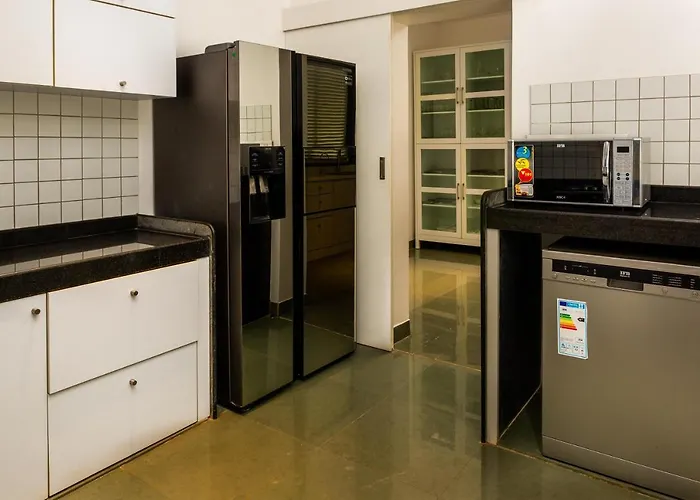 Pet friendly Ashore By Vista, Beachfrom 6Bhk, Ultra Luxurious With Infinity Pool, Spa At Morjim