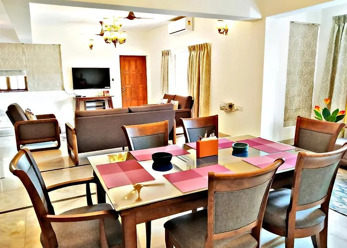 Villa De Plumeria 4Bhk Pvt Pool Wifi 1Km Candolim Beach